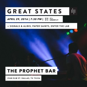 April 29 @ The Prophet Bar - Dallas, TX