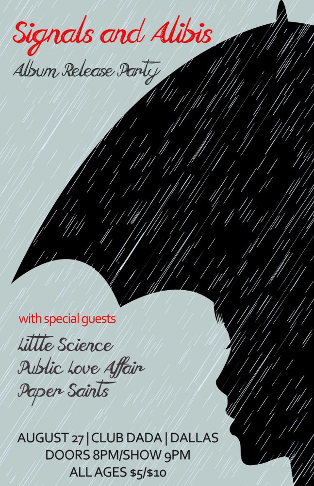 August 27, 2016 at Club Dada (Dallas) w/ Public Love Affair, Paper Saints, and Little Science