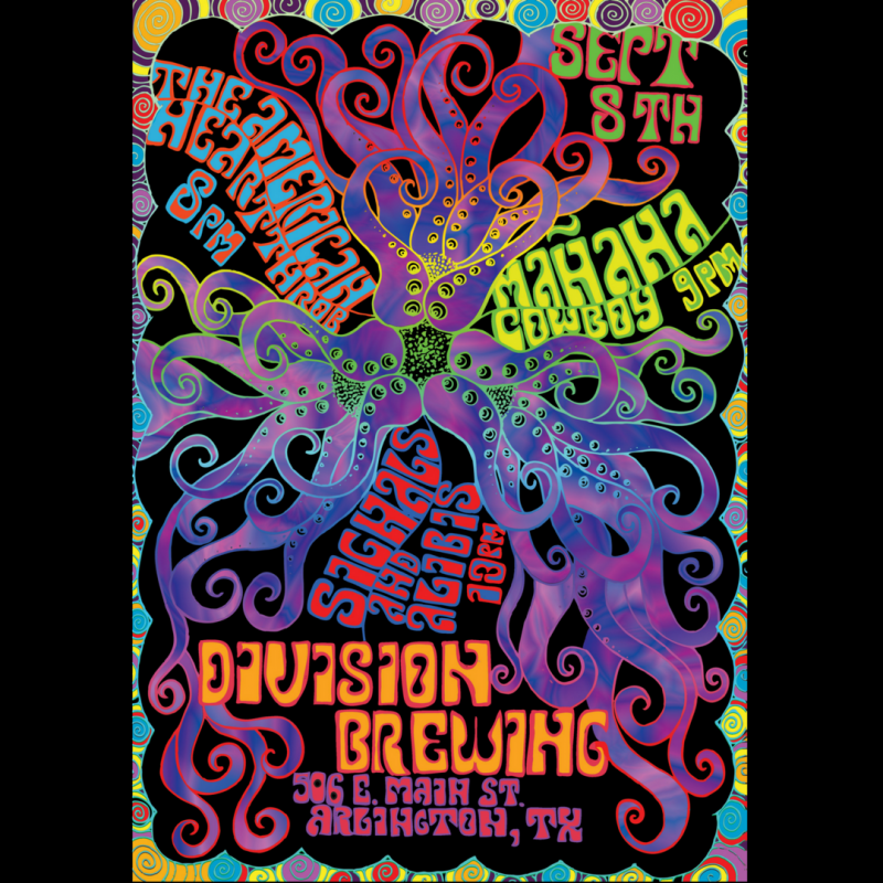 September 8, 2017 - Division Brewing w/ Manana Cowboy, The American Heartthrob